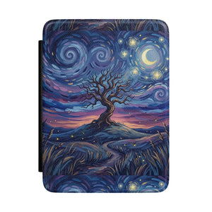Dipaliz Night Tree Kindle Case Soft Fabric Interior - E-book Reader Cases