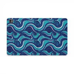 Dipaliz Ocean Swirl Tablet Folio Case Vegan Leather Cover - Computer Accessories
