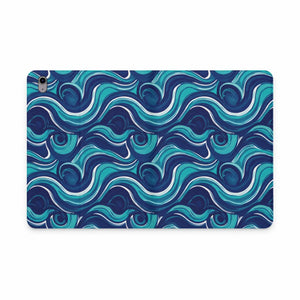 Dipaliz Ocean Swirl Tablet Folio Case Vegan Leather Cover - Computer Accessories