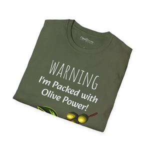 Softstyle Olive Power Unisex T-shirt Cotton - Dipaliz - T-shirts - s