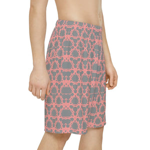 Bold Orange Pattern Sports Shorts - Men’s Gym - Dipaliz