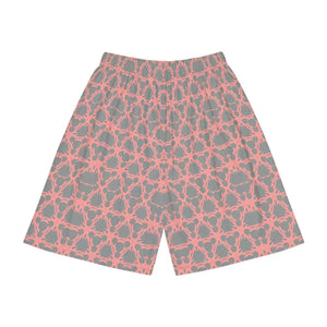 Bold Orange Pattern Sports Shorts - Men’s Gym - Dipaliz