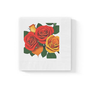 White Coined Napkins – 3 Ply Wedding Tableware - Dipaliz - Paper