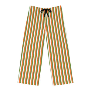Orange Stripes Men’s Pajama Pants (aop) - Pajamas