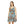 Orange and White Flowers Pattern Women’s Skater Dress (aop) - s - Dresses