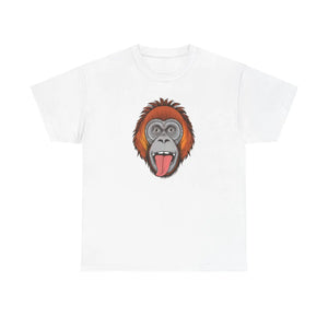 Soft Cotton Tee - Orangutan’s Face Deluxe Fit - Dipaliz - T-shirts