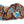 Paisley Brown and Blue Stylish Hair Accessories Scrunchie