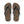 Brown Paisley Unisex Flip Flops - Summer Beach - Dipaliz - Slippers
