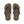 Brown Paisley Unisex Flip Flops - Summer Beach - Dipaliz - Slippers