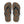 Brown Paisley Unisex Flip Flops - Summer Beach - Dipaliz - Slippers