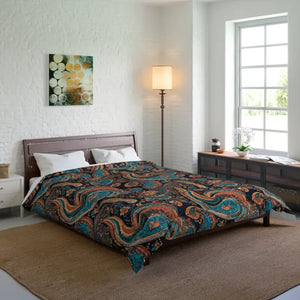 Home Decor - Paisley Pattern Polyester Comforter - Warm Cozy Bedding - Dipaliz