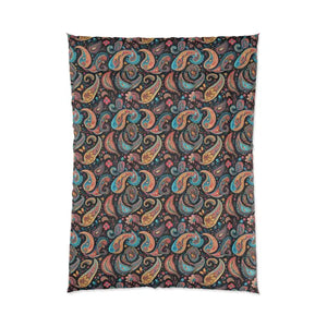 Home Decor - Paisley Pattern Comforter - Premium Cozy Blanket - Dipaliz 68’’ × 92’’