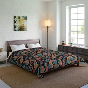 Home Decor - Paisley Pattern Comforter - Premium Cozy Blanket - Dipaliz