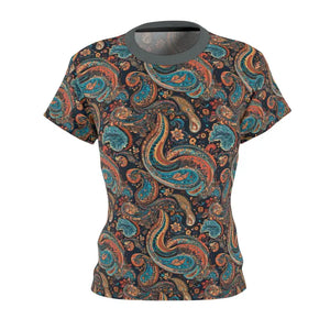 Paisley Pattern Tee - Premium Aop Polyester T-shirt - Dipaliz - T-shirts