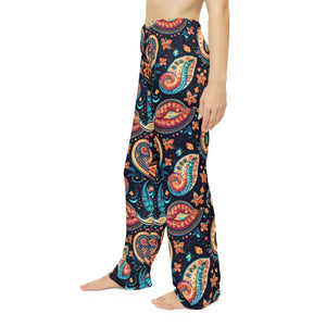 Paisley Pattern Women’s Pajama Pants (aop) - Pajamas