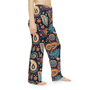 Paisley Pattern Women’s Pajama Pants (aop) - Pajamas