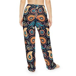 Paisley Pattern Women’s Pajama Pants (aop) - Pajamas