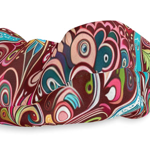 Paisley Pink and Blue Stylish Hair Accessories Scrunchie
