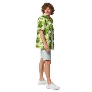 Tropical Unisex Button Shirt Palm Leaves Summer Dipaliz - Shirts