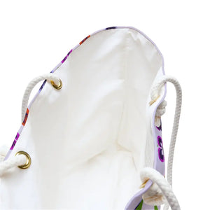 Pansies Weekender Bag Oversized Polyester Beach Travel Tote Dipaliz - 24’’ × 13’’ - Bags