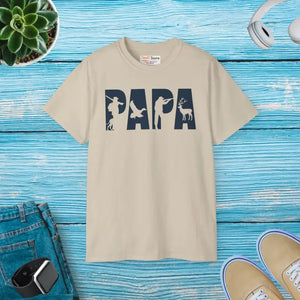 Bold Papa Unisex Ultra Cotton Tee - Father’s Day Gift - Dipaliz - Sand / s - T-shirts