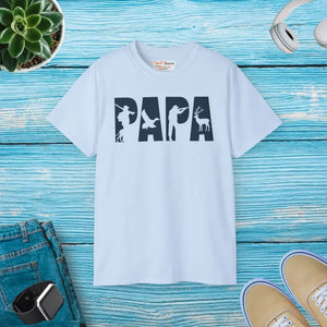 Bold Papa Unisex Ultra Cotton Tee - Father’s Day Gift - Dipaliz - Light Blue / s - T-shirts