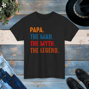 T-shirt - Man Myth Legend Deluxe t Shirt Premium Cotton Tee - Dipaliz