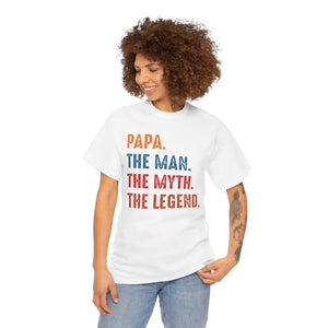 T-shirt - Man Myth Legend Deluxe t Shirt Premium Cotton Tee - Dipaliz