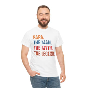T-shirt - Man Myth Legend Deluxe t Shirt Premium Cotton Tee - Dipaliz