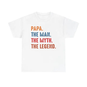 T-shirt - Man Myth Legend Deluxe t Shirt Premium Cotton Tee - Dipaliz