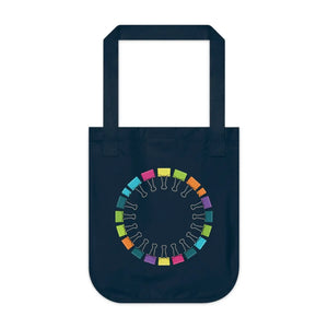 Dipaliz Paper Clips Pattern Canvas Tote Bag 100% Cotton - Bags