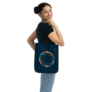 Dipaliz Paper Clips Pattern Canvas Tote Bag 100% Cotton - Bags