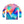 Colorful Prism Geometric Pattern Women’s Long Sleeve V-neck Shirt (aop) - T-shirts