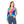 Colorful Prism Geometric Pattern Women’s Long Sleeve V-neck Shirt (aop) - T-shirts