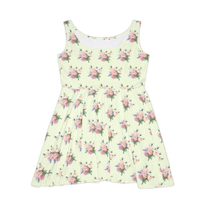 Pastel Delicate Flower Skater Dress – Garden Party - Dipaliz - Dresses - s