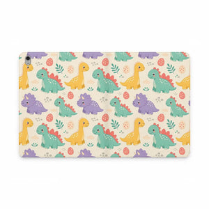 Dipaliz Pastel Dinosaur Tablet Folio Case Vegan Leather - Mobile Phone Cases