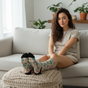 Dipaliz Pastel Flowers Socks – Eco-friendly Gifts