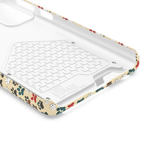 Durable Paw Print Phone Case Card Holder Polycarbonate - Dipaliz - Mobile Cases