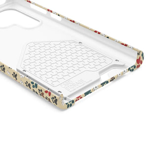 Durable Paw Print Phone Case Card Holder Polycarbonate - Dipaliz - Mobile Cases