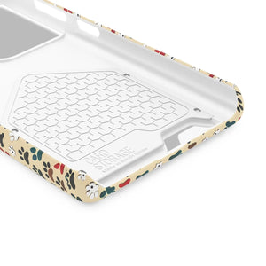 Durable Paw Print Phone Case Card Holder Polycarbonate - Dipaliz - Mobile Cases