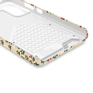 Durable Paw Print Phone Case Card Holder Polycarbonate - Dipaliz - Mobile Cases