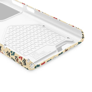 Durable Paw Print Phone Case Card Holder Polycarbonate - Dipaliz - Mobile Cases