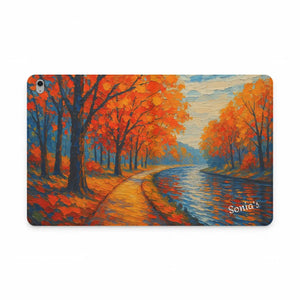Dipaliz Personalized Autumn Riverwalk Tablet Folio Case - Computer Accessories