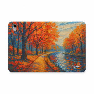 Dipaliz Personalized Autumn Riverwalk Tablet Folio Case - Computer Accessories
