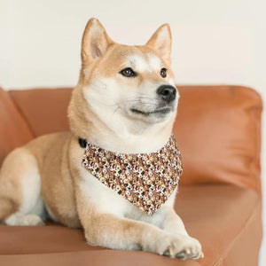 Stylish Pet Bandana Collar - Durable Polyester - Dipaliz - Collars & Harnesses