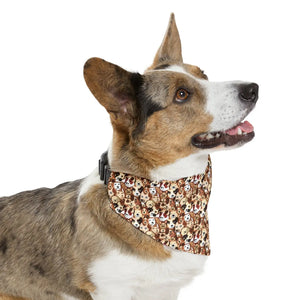 Stylish Pet Bandana Collar - Durable Polyester - Dipaliz - Collars & Harnesses