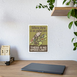 Vibrant Speed Limit Gloss Posters - Petrol Car Art - Dipaliz - Prints & Visual Artwork