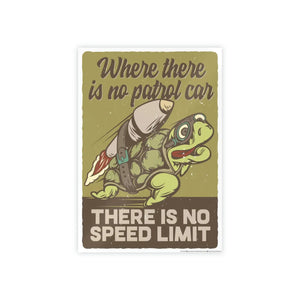 Vibrant Speed Limit Gloss Posters - Petrol Car Art - Dipaliz - Prints & Visual Artwork