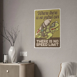 Vibrant Speed Limit Gloss Posters - Petrol Car Art - Dipaliz - Prints & Visual Artwork