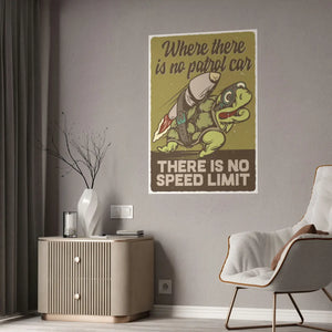 Vibrant Speed Limit Gloss Posters - Petrol Car Art - Dipaliz - Prints & Visual Artwork